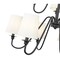 Z-Lite Gianna Chandelier, 9-Light, 32 In.W x 27.5 In.H, Matte Black/White 7509-9-32MB - alternate 7